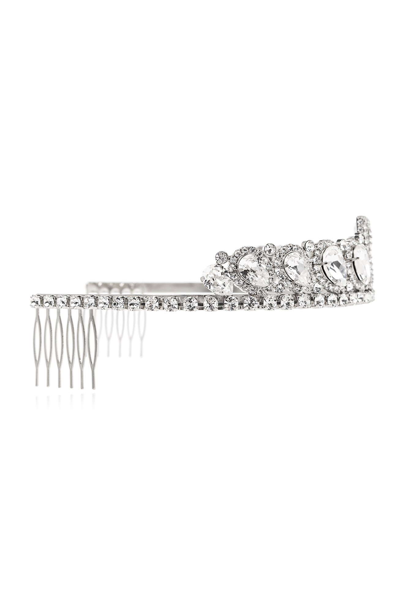 Dolce & Gabbana textured silk bow tie - bejewelled tiara